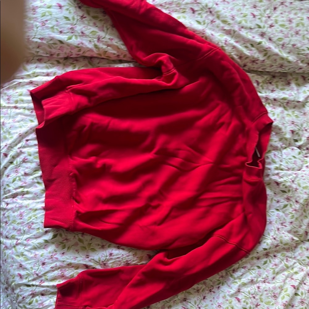 Vibrant Red Sweatshirt